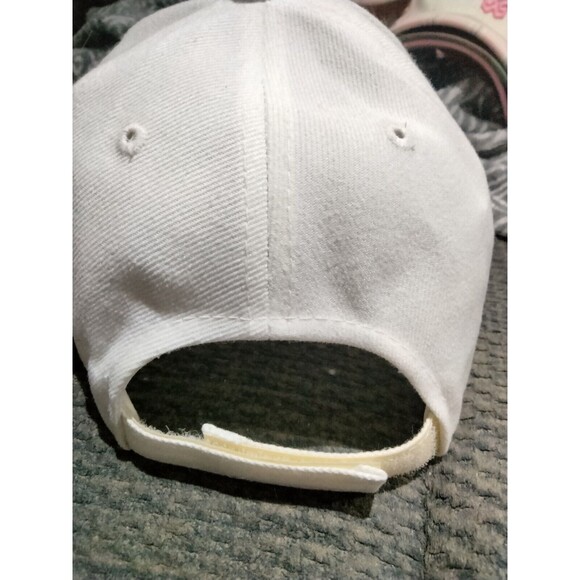 Playboy Bunny White Baseball Cap With Pink Stitching Hugh Hefner Magazine - Picture 3 of 5